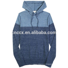 Suéter con capucha de manga larga color contraste con capucha 15ASW1052 Hoodied sudadera para hombres